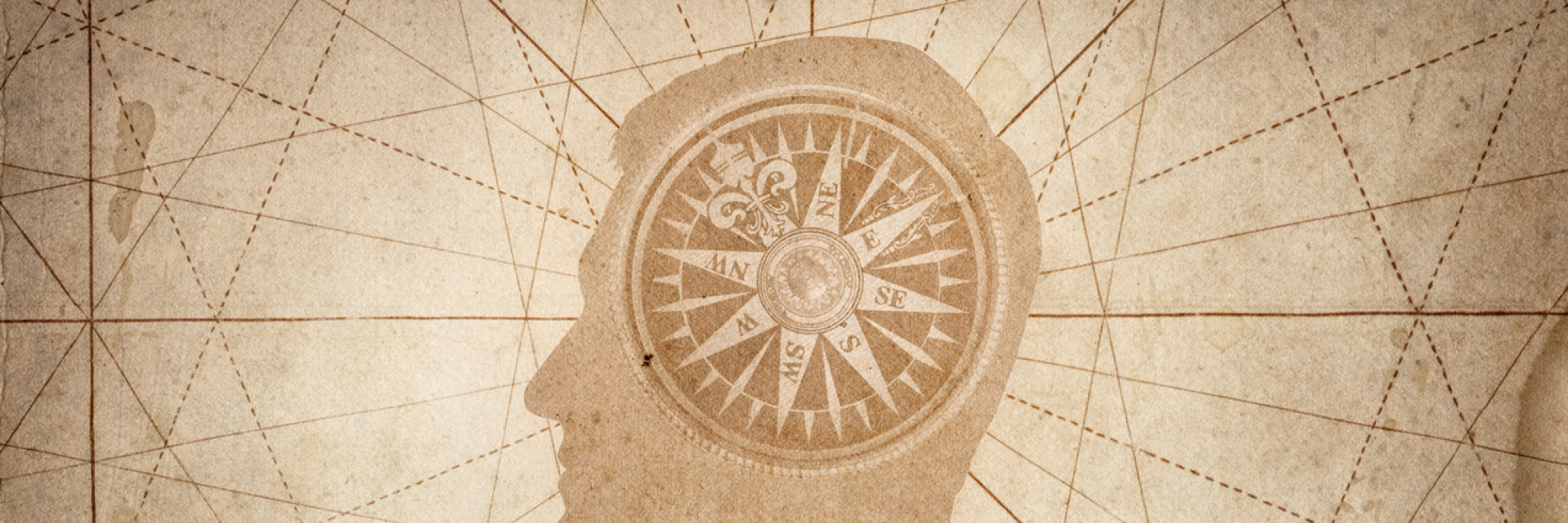 Better perception: A human head with compass